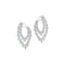 Double Dangle Diamond Earrings - 1